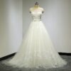 Style#DW EmbroideredBridalGownswithIllusionnecklinebyDariusCordell