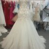 Style# Straplessfit and flareweddingdresswithbeadedlacebyDariusCordell