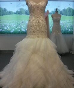 Style# Beadedfit to flarestraplessweddinggownbyDariusCordellCoutureFashionDesigns