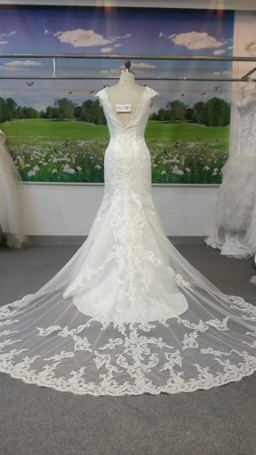 Style FA  back of lace bridal design from Darius Cordell Couture Fashion Designs