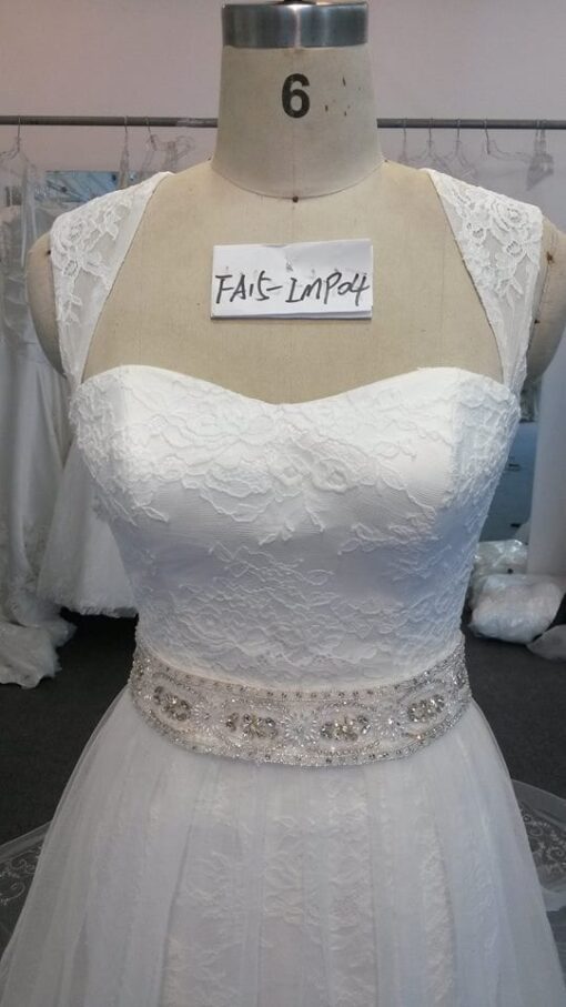 Style#FA IMP SleevelessA LinelaceBridalDressfromDariusCordellCoutureFashionDesigns