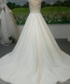 Style#FA IMPOpenbackweddingdresswithcapsleevesfromDariusCordellCoutureFashionDesigns