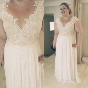 Style #9dd8 - Empire waist plus size wedding dresses