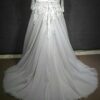 Sheer back plus size wedding gowns