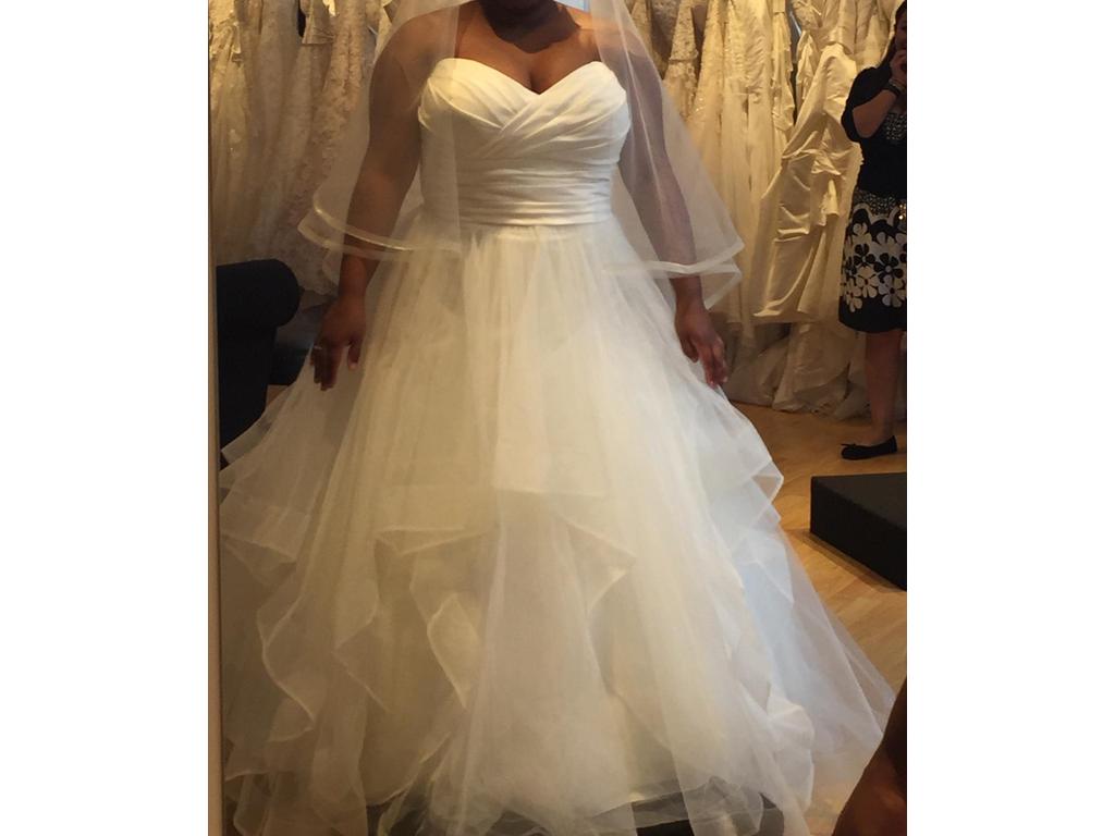 a whimsical plus size bridal gown from the Darius Collection