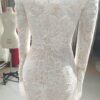 Elainne closed back off the shoulder lace wedding dress from Darius Cordell