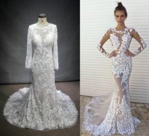 Darius Cordell Custom replica inspired by Berta Bridal style 17-144