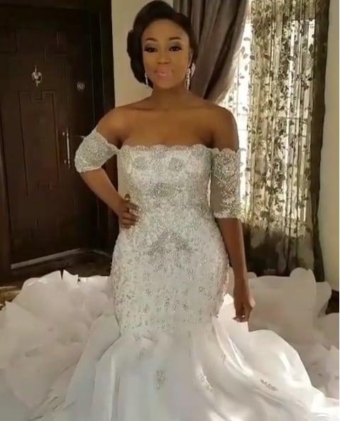 Nigerian wedding dresses for brides who love bling