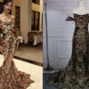 Replica of haute couture evening gown from Pinterest by Darius Cordell