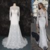 replica of long sleeve wedding gown inspired by Lian Rokman