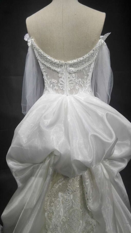 LK1205-4 bridal gown bustle