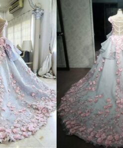 Pink Ball Gown Replica wedding dress from Darius Cordell