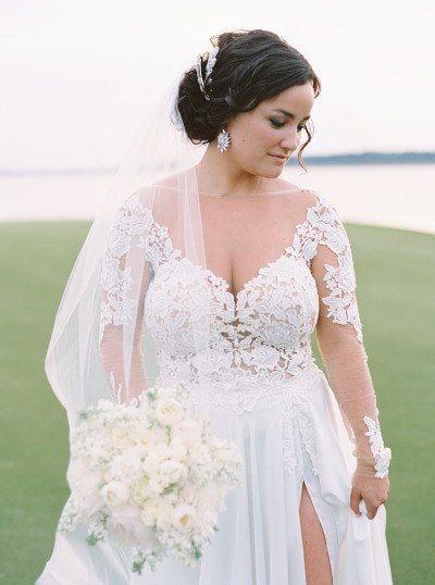 Plus size wedding gown designs