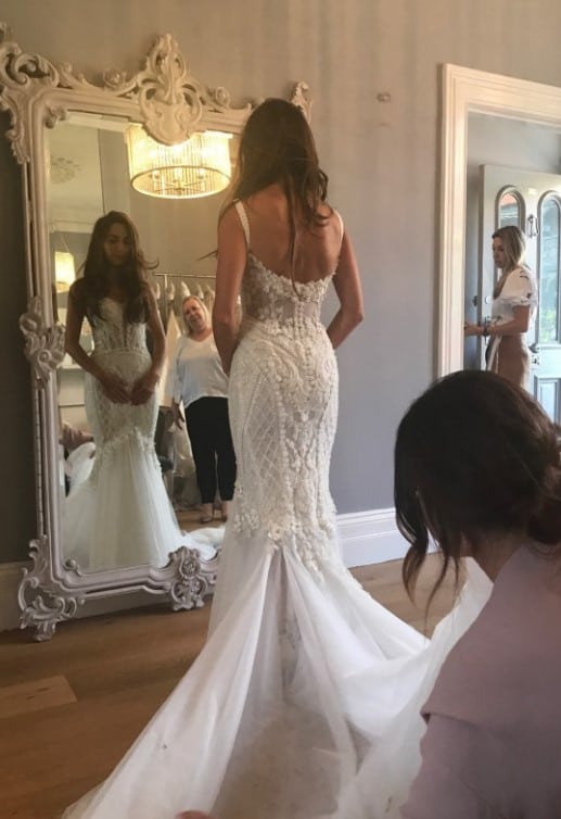 Beaded embroidery wedding gown from Darius Designs