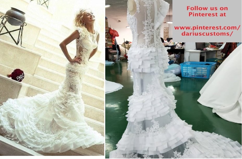 Replica of haute couture wedding dresses from Darius USA