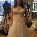 Sleeveless beaded plus size wedding gown from Darius Cordell