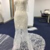 Cap Sleeve Wedding Dress Embroidery designs from Darius Customs