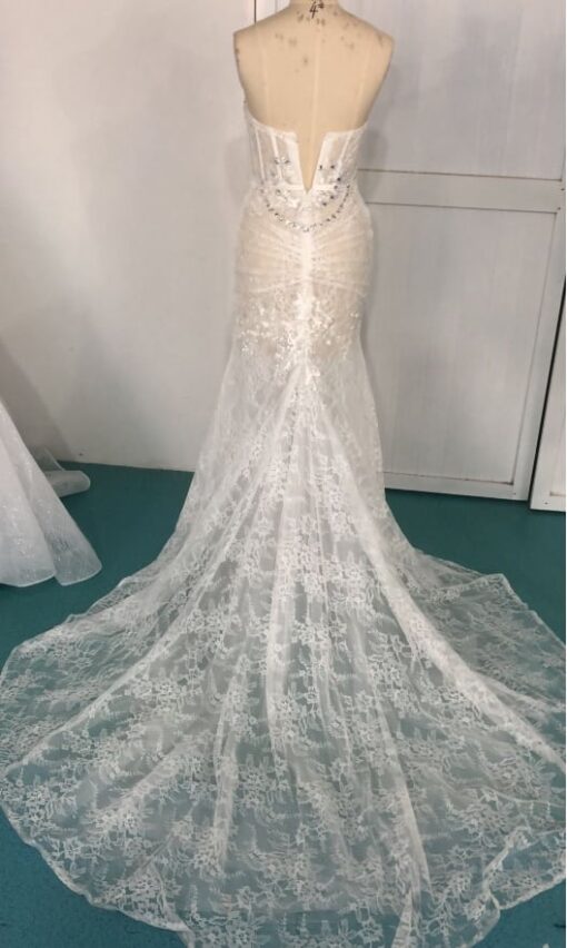 Inbal Dror replica lace wedding gown from Darius Cordell