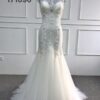 NO.171090-1 illusion neckline cap sleeve bridal dresses from darius cordell