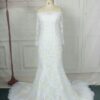 LB1103-1 Beaded lace long sleeve bridal gowns from Darius Cordell