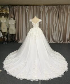lace up back bridal gowns for plus size brides from darius Cordell