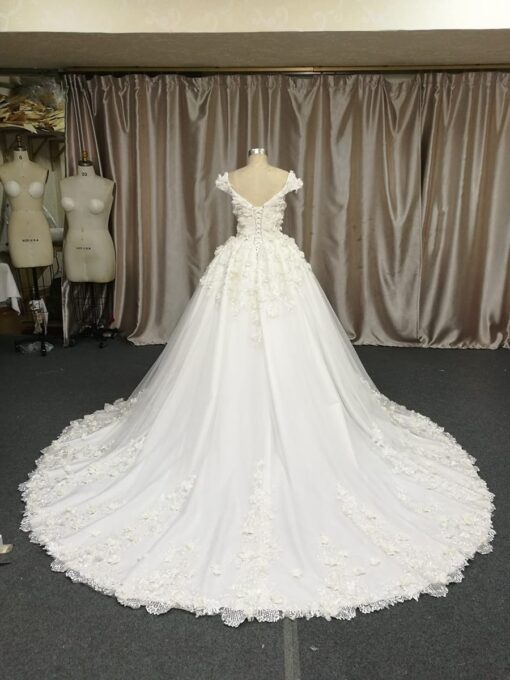 lace up back bridal gowns for plus size brides from darius Cordell