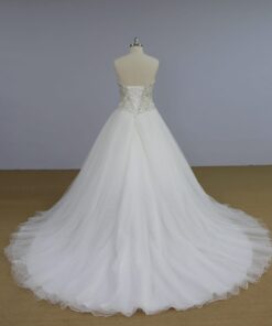 JA7943 lace up back plus size wedding gowns from darius cordell