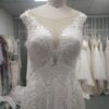 NO.1975-1-1 illusion neckline lace wedding gowns from darius cordell