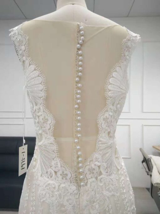 NO.1975-1-2 sheer back wedding gowns from darius cordell