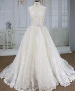 Style YBW121818 Beaded plus size ball gown wedding dress from darius cordell