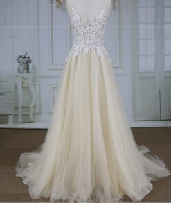 Style YBW1219B Champagne colored wedding dresses from Darius Cordell