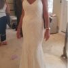 Spaghetti strap beaded wedding dresses from Darius Cordell