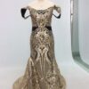 Black and Gold evening gown from Darius Cordell