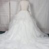 95024-2 button up closed back lace wedding gown from Darius Cordell