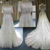 #JB1210 short sleeve wedding dresses fom darius cordell