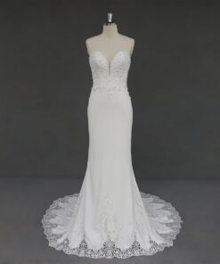 JA9905 (1) strapless lace bridal dresses from darius cordell