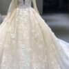 Style VNDB106 - Sheer illusion neck line ball gown wedding dresses from Darius Cordell