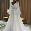 Style VNDC116 - Bishop sleeve wedding gowns from Darius Cordell