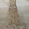 C2020 - Jodi Parot - embroidered vintage wedding gown from Darius Cordell