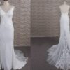 FB1108 sexy v-neck wedding dress from darius cordell