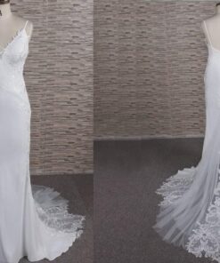 FB1108 sexy v-neck wedding dress from darius cordell