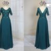 LE2015 short sleeve mother of the groom formal evening gown from darius cordell